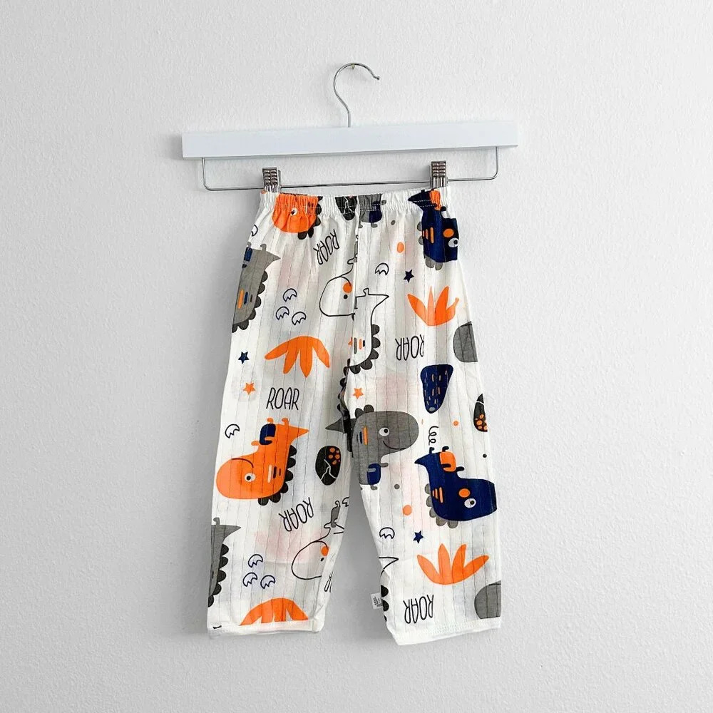 NWT Cute Boys Sleep N' Play Long Sleeve Top & Pants Pajamas Set Dinosaur Roar 5T - Picture 4 of 6